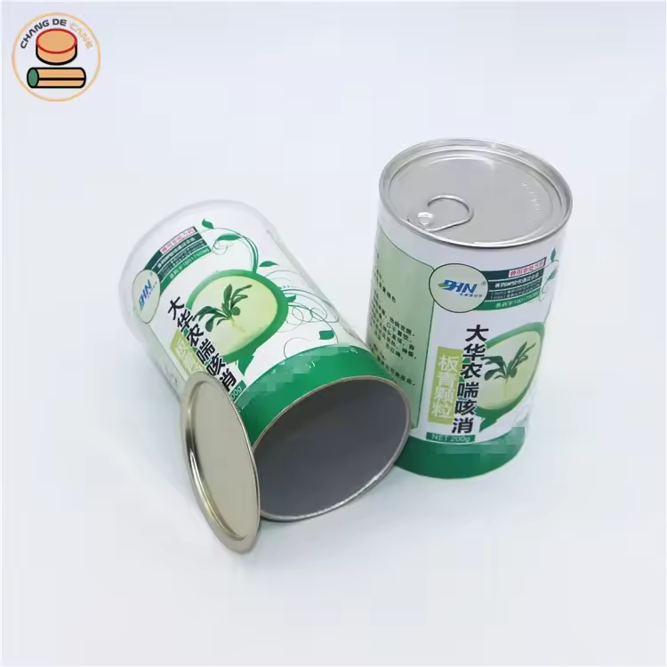 High Quality Cardboard Environmental Paper Tube Packaging Box for Powder Medicine & Food Stamp Printing Cylinder Packaging Tube