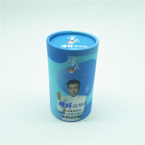 Wholesale Custom Food Grade Tube Airtight Nuts Paper Cans Food Cardboard Paper Tube For Snack Candy