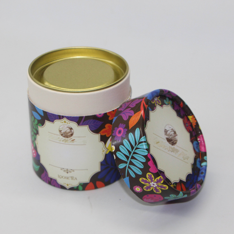 Double-Layer Cylinder Tea Food Coffee Drinks Push-Up Paper Packaging Gift Boxes Cardboard Paper Tube Box Containers