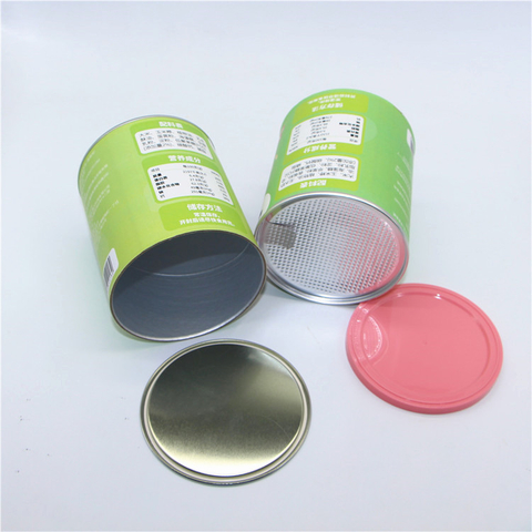 Food Grade Paper Tube Packaging For Chocolate Nuts Candy Cookie