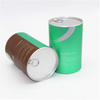 Kraft Paper Tube Package With Aluminum Easy Pull Ring Lid 