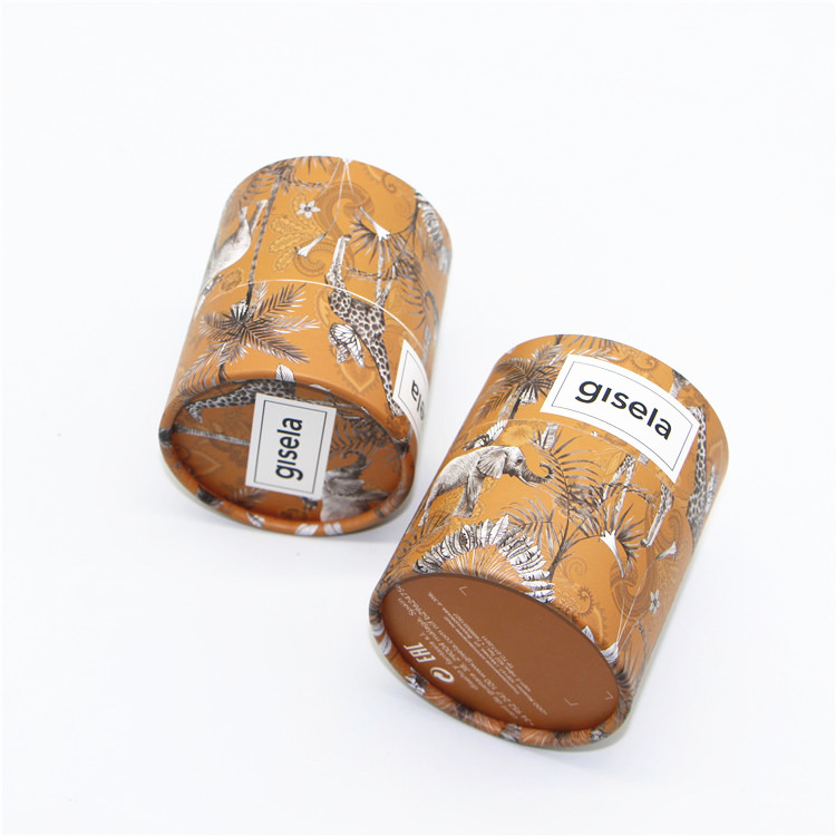 Custom Printed Logo Craft Paper Tubes for Tea