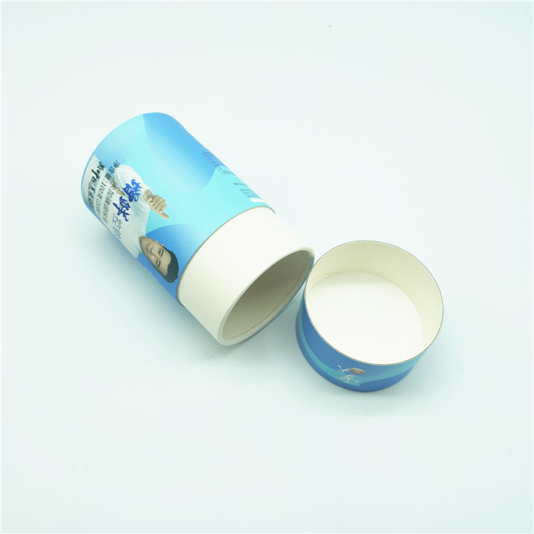 Wholesale Custom Food Grade Tube Airtight Nuts Paper Cans Food Cardboard Paper Tube For Snack Candy