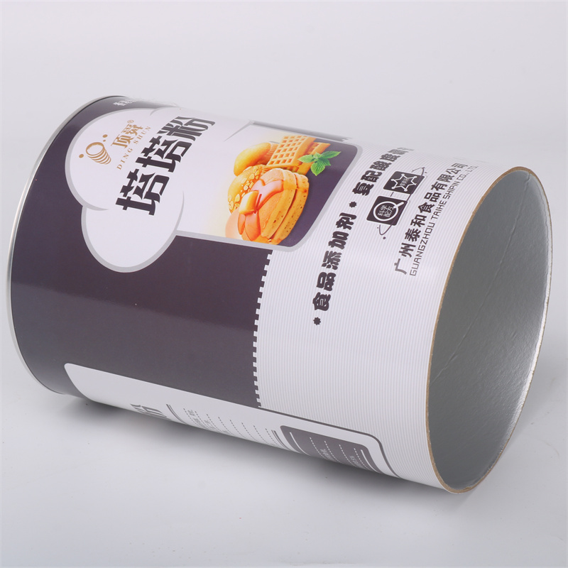 Powder Food Packaging Paper Tube Can Box