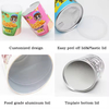 Easy-Peel Kraft Material Cylinder Tube for Baby Food Pet Food Powder Coffee Nuts Peanut Composite Paper Can with Lid