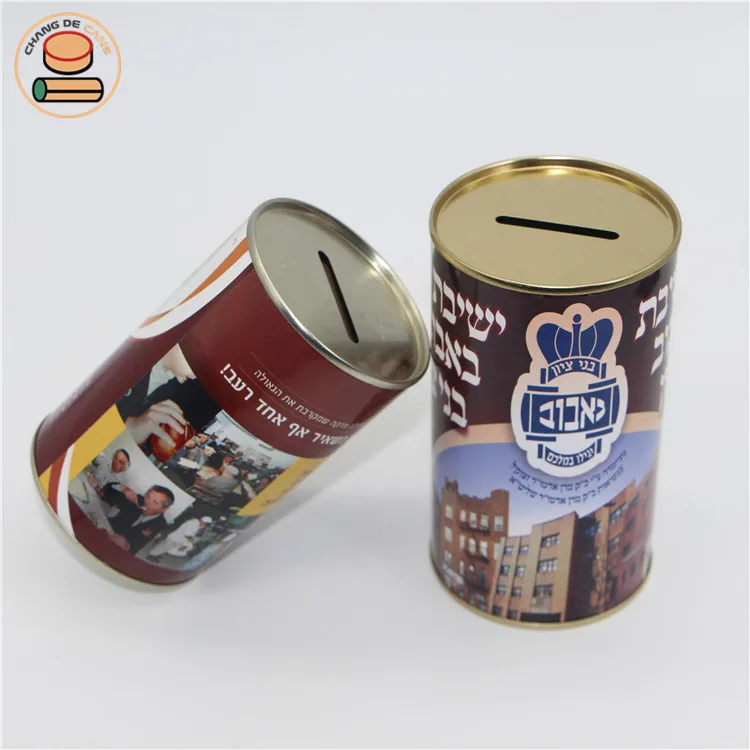 Cylindrical Cardboard Money Box Coin Bank Saving Box