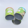 Eco-Friendly Food Grade Paper Tube with Easy Peel Lid for Coffee Beans Food Powder Tea Packaging Canister Jar Bottle Box