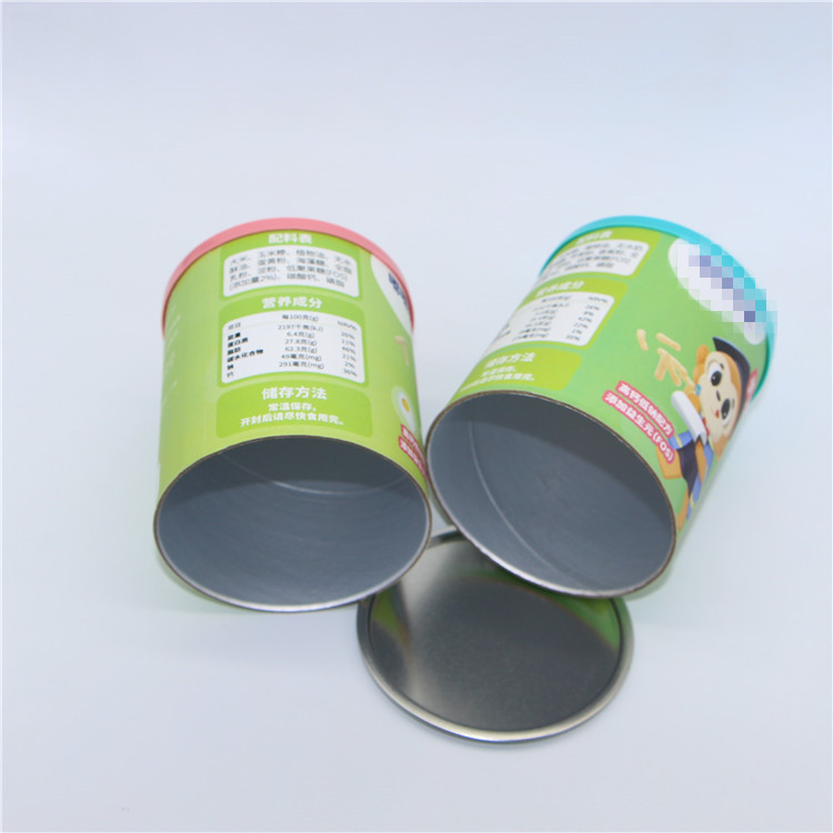 Food Grade Paper Tube Packaging For Chocolate Nuts Candy Cookie