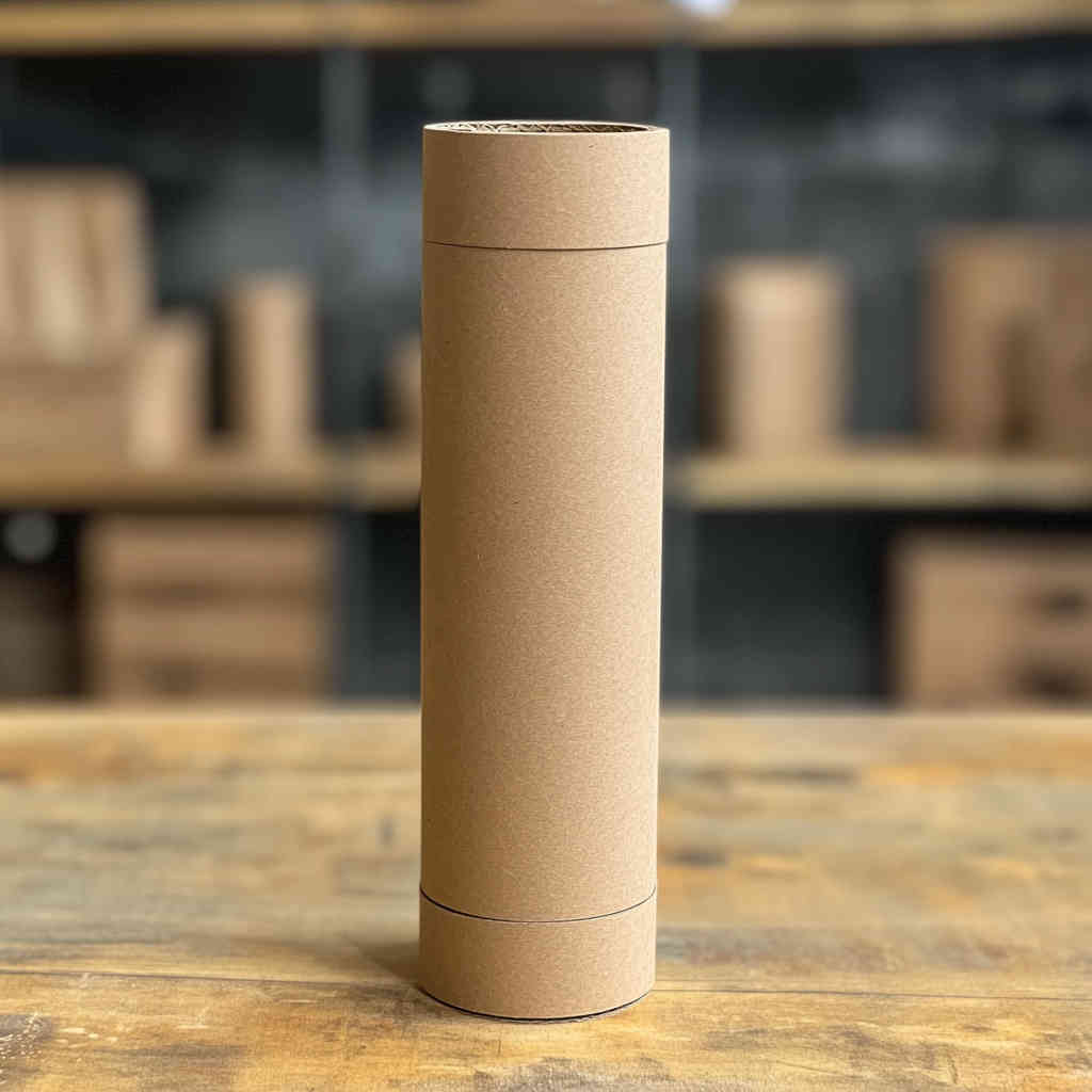 How do you make a sturdy cardboard tube?