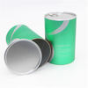 Kraft Paper Tube Package With Aluminum Easy Pull Ring Lid 