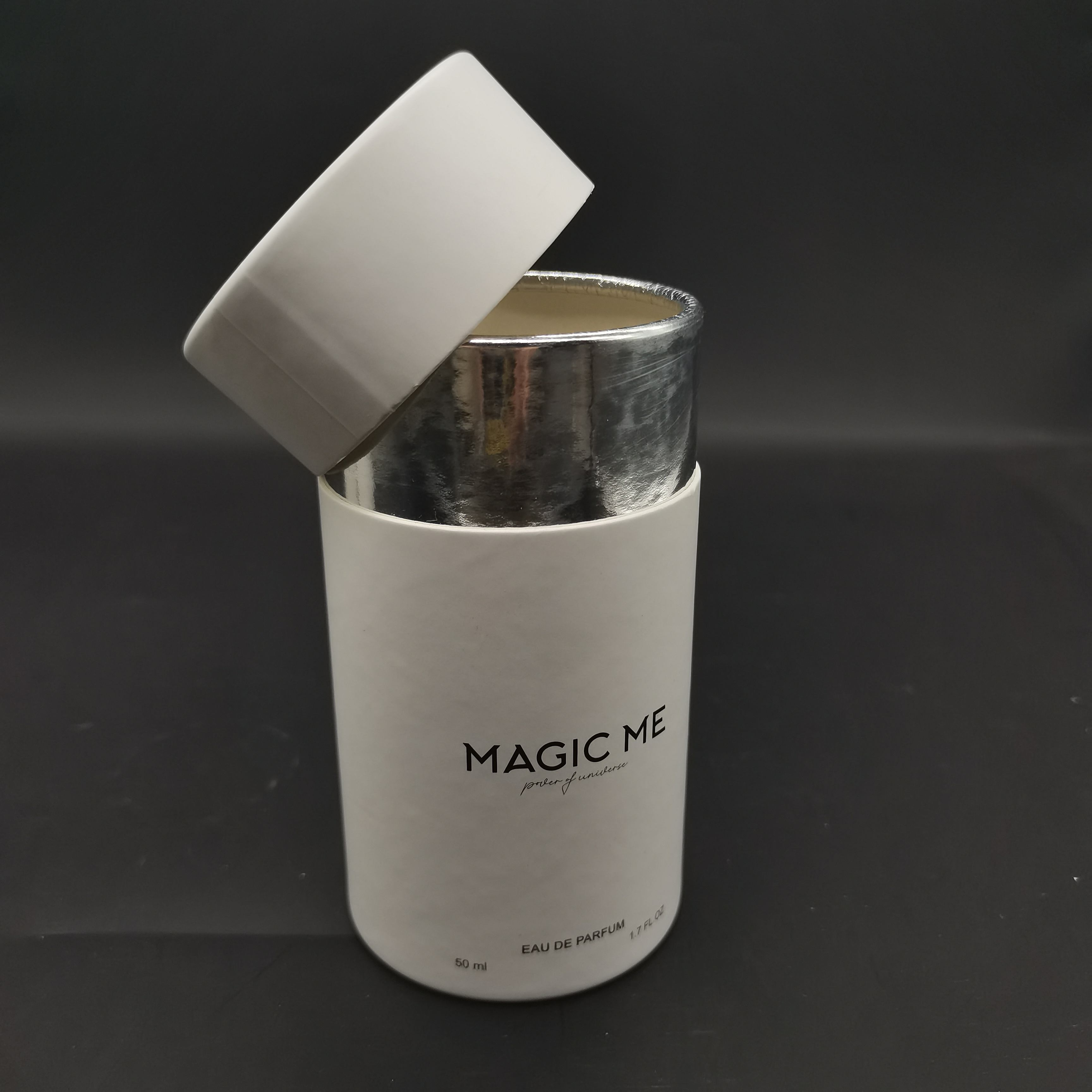 Customizable Kraft Cylinder Packaging Box Bio-Degradable Paper Tube for Cosmetics Stamping Feature