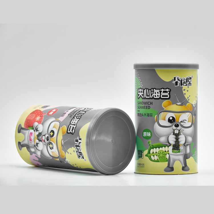 Universal Painting Paper Can For Snacks Biscuits 