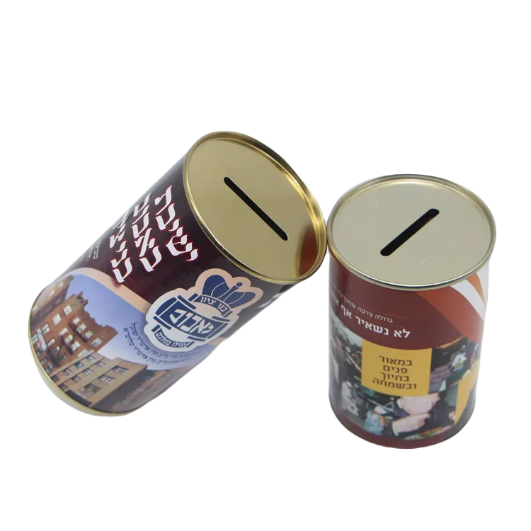 Cylindrical Cardboard Money Box Coin Bank Saving Box