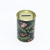 Charity round paper money box with coin slot