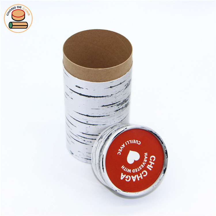 Gift Box with Lid for T-Shirts and Socks Bio-Degradable Cylinder Paper Tube Container Packaging Boxes