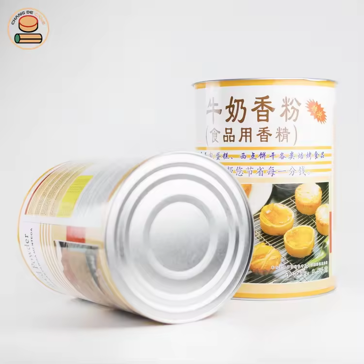 Edible Essence Paper Tube Packaging for Milk Powder Airtight Eco-Friendly Can Jar for Cookies Stamped Printing Handling